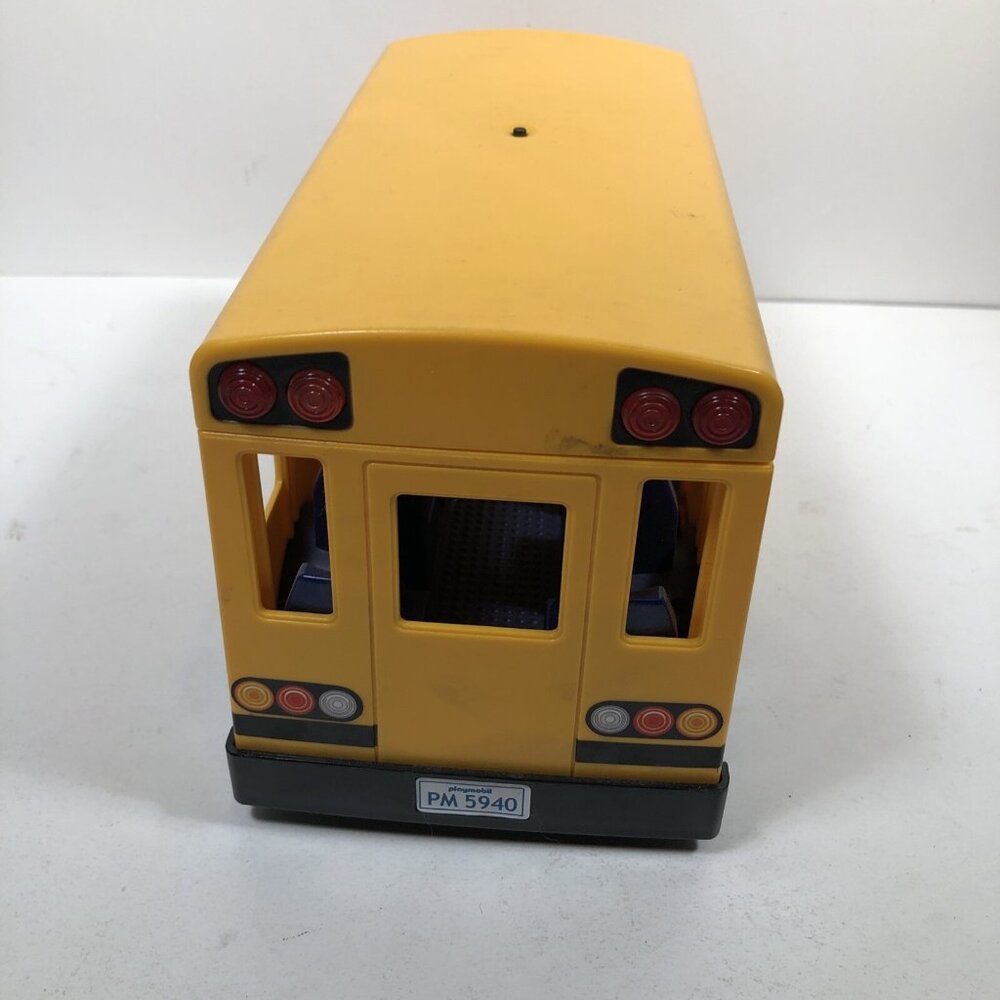 Playmobil School Bus 2011 With Working Lights #5940 - incomplete - Picture 6 of 7